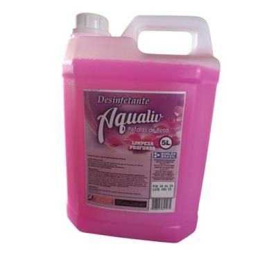 Imagem de Desinfetante Aqualiv Plus Limpeza Profunda Pétala De Rosa 5l - BL