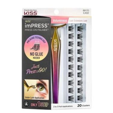 Imagem de Cílios autocolantes kiss new york impress voluminous ilk02