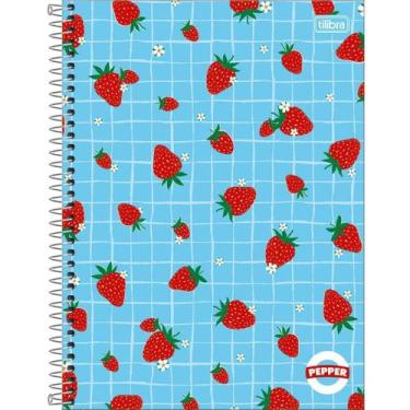 Imagem de Caderno Espiral Universitário 1 Matéria Pepper Feminino 80 Folhas Capa