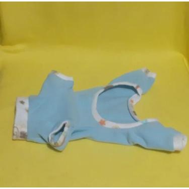 Imagem de Macacão para Pet Azul P Rute Artesanatos