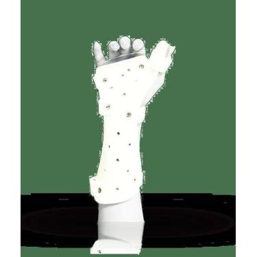 Imagem de Tala Punho e Polegar (PVC) - Tamanho Único, Cor Branco, Marca: Ideal, 
