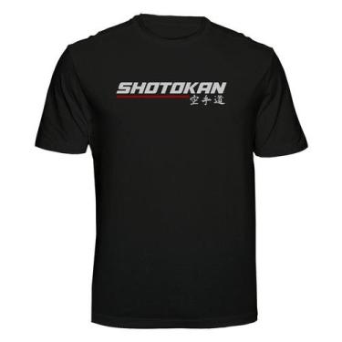 Imagem de Camiseta Karate Shotokan Arte Marcial Cor:PretaTamanho:G - Generico, P