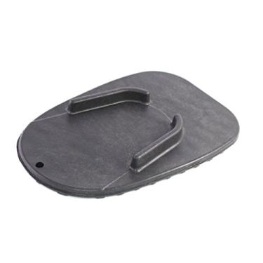 Imagem de Placa de suporte para motocicleta | Base para almofada com placa de suporte para motor de motocicleta, bicicleta de sujeira, perfeita para estacionar em asfalto quente e superfícies macias, multipacote (preto)