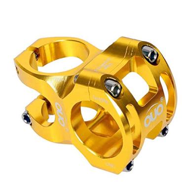 Imagem de Hastes de guidão de bicicleta 35 mm de liga de alumínio CNC ultra leve oco para a maioria das bicicletas, bicicletas de estrada, MTB, BMX, Fixie Gear, ciclismo (dourado)