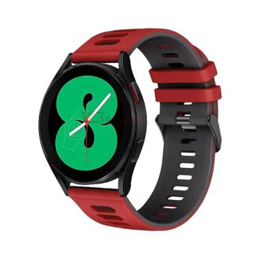 Imagem de Pulseira de Silicone Esportiva para Galaxy Watch 4 -Vermelho