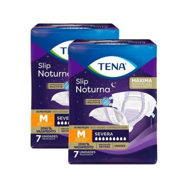 Imagem de Kit 2 Fraldas Geriátricas Tena Noturna M 14 unidades