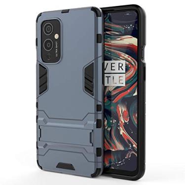 Imagem de YUNCHAO Caixa de telefone Para um estojo protetor à prova de choque de oneplus 9 PC + TPU com suporte capa para celular
