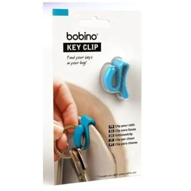 Imagem de Clip Para Chaves Organizador De Chaveiro Bobino Keyclip Azul