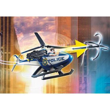 Imagem de Playmobil - Persegução Policial Com Helicóptero E Van - Sunny Brinqued