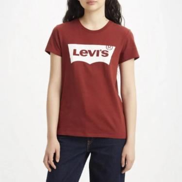 Imagem de Camiseta Levi's The Perfect Tee Feminina Bordô
