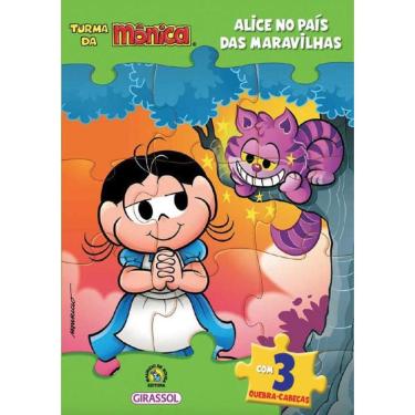 Imagem de Turma Da Monica Livro Quebra-Cabeca - Alice No Pais Das Maravilhas