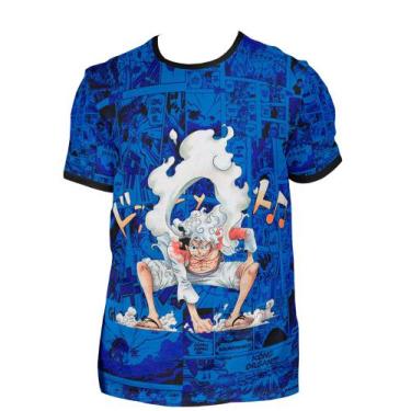 Imagem de Camiseta One Piece Monkey D Luffy Nika Anime Estampada Top - Dall Bell