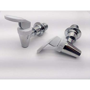 Imagem de Torneira Esmaltec para Bebedouros - Cromada e Branca