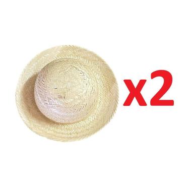Imagem de 2 Un Mini Chapéu Palha Decoração Festa Junina 25,5Cm