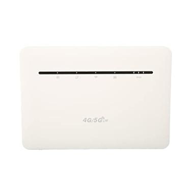 Imagem de Roteador Inteligente, Roteador WiFi 4G, Escritório, 4 Portas Gigabit Ethernet para Laptop e Desktop (Plugue dos EUA)