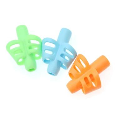 Imagem de Pegadores de Lápis Ergonômicos para Crianças, Estimula a Escrita com Diversão, Suporte de lápis e caneta para escrever DUPIN (Verde)