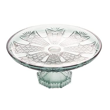 Imagem de PRATO CRISTAL C/PÉ PRINCESS 20x10cm VERDE
