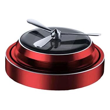 Imagem de Car Air Freshener Solar Powered Energy,Aromatherapy Diffuser Auto Rotating Fragrance Vehicle Accessories, Dashboard Ornament Decor - Redcoding/1356 (Color : Red)
