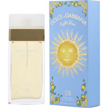 Imagem de Perfume Feminino D & G Light Blue Sun Dolce & Gabbana Eau De Toilette Spray 100 Ml (Limited Edition)