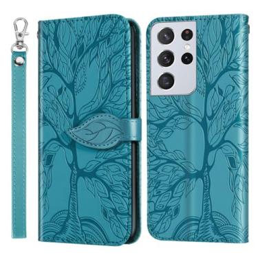 Imagem de Capa de telefone de couro flip para Samsung Galaxy S23 Ultra S22 S21 Plus S20 FE S10 S9 S8 Note 20 10 Lite 9 8 Capa de cartão carteira, azul, para Samsung Note 9