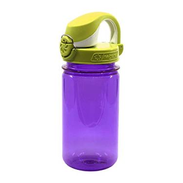 Imagem de Nalgene Garrafa infantil OTF com tampa verde, 340 g, roxo