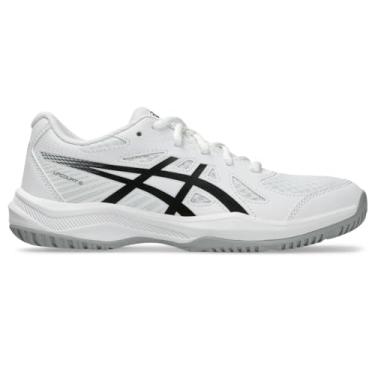 Imagem de ASICS Tênis esportivo infantil unissex, Branco/preto, 21
