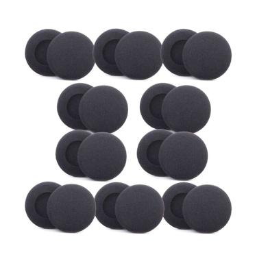 Imagem de Kit Com10 Almofadas de Espuma Para Headset Intelbras Chs55 Hsb50 HSB40 CHS40 THS55