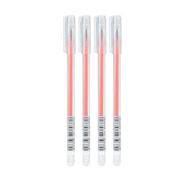 Imagem de 4 peças - 0,8 mm-8 cores marca-texto branco delineador dourado mão design canetas coloridas - realce laranja