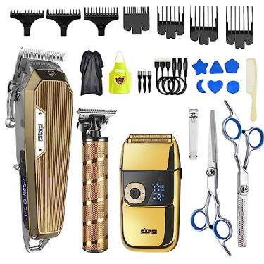 Imagem de DSP® Professional Barber Clippers Set for Men - Conjunto de aparadores e máquinas de barbear sem fio para homens carecas - tudo em um kit completo