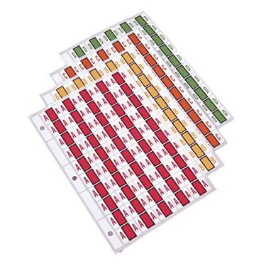 Imagem de Doctor Stuff - File Folder Labels, Alphabet Stickers, Complete Set A-Z, Sheets, TAB Products 1286 - A1283 / A1286 Series Compatible Alpha Stickers, 1" x 1-1/4", 62 Assorted Sheets with 50 Labels each