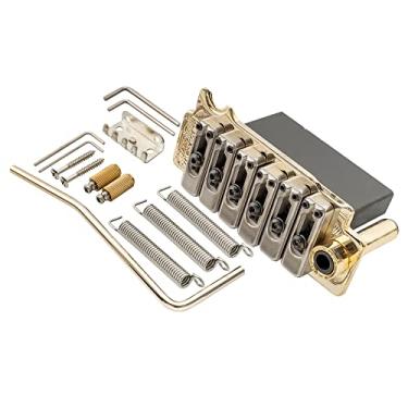 Imagem de Wilkinson WVS50IIK 52.5mm 2 Pivôs Ponte Tremolo com Bloco Aço para Guitarra USA/Mexico/Japan/Korea ST, Dourada