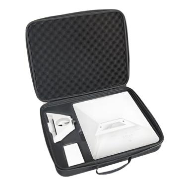 Imagem de Qonakism Mini bolsa de viagem Starlink, proteção perfeita para suporte, adaptador de tubo, cabos, fonte de alimentação - estojo de armazenamento portátil de camada dupla personalizável com interior de