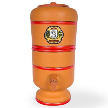 Imagem de Filtro de Barro Sta.Marina N4 ' 6 Litros Total 12 Litros com 2 Velas, 