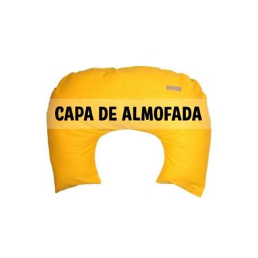 Imagem de Capa de almofada de amamentação amarela - Banana Bananeira
