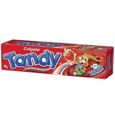 Imagem de Gel Dental Infantil Tandy Morangostoso 50g, 1 Unidade, 50g