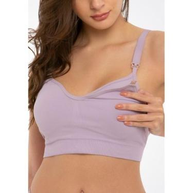 Imagem de Sutiã feminino trifil amamentação top microfribra sem bojo co1323, 42,