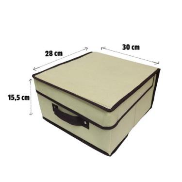 Imagem de Caixa Organizadora Multiuso Dobrável em Tnt 2 Tamanhos - R&C BRASIL, M