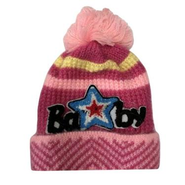 Imagem de Gorro Touca Infantil Forro Interno Quentinho Com Pompom Menino Menina 