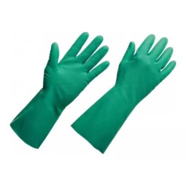 Imagem de Luva Nitrílica Com Forro Superpro Verde Tamanho M 01 Par - Bettanin
