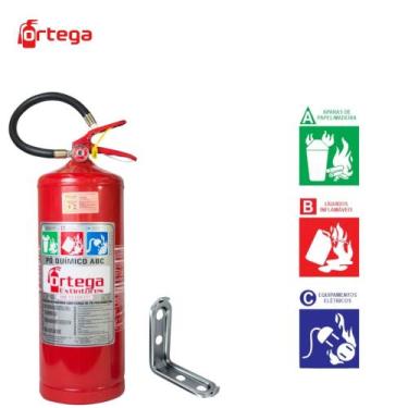 Imagem de Extintor ABC com Suporte de parede  - Ortega