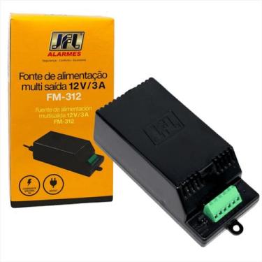 Imagem de Fonte de alimentação 12v 3a multi saída com tensão ajustável fm-312 - 