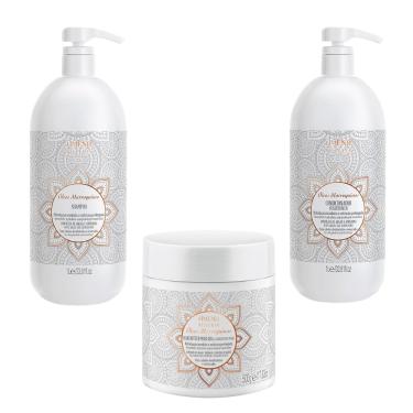 Imagem de Shampoo Condicionador Litro Máscara Amend óleos Marroquinos 
