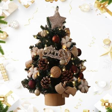 Imagem de Árvore de Natal de mesa pequena,Árvore de Natal | Árvore de Natal em miniatura para decoração de mesa | Árvore de Natal de mesa em miniatura requintada para sala de estar