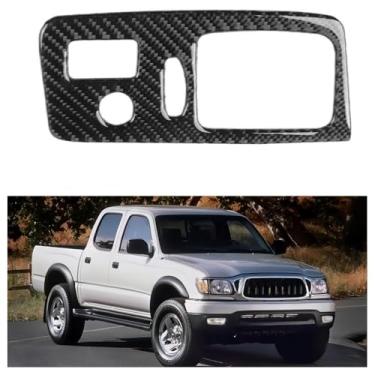 Imagem de IKUESM Compatible with TOYOTA TAKUMA (SPECIAL EDITION) 2001 2002 2003 2004 Black/Red Carbon Fiber Driver's Side Dashboard Air Vent Sticker 1 pc/set((Black)-B)