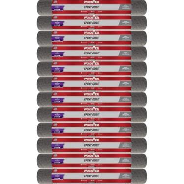 Imagem de Wooster Escova R232 45.7 cm Epóxi Glide 1/10.2 cm Tampa de rolo de soneca, 2 conjuntos de 6, 46,4 cm conjunto de 2