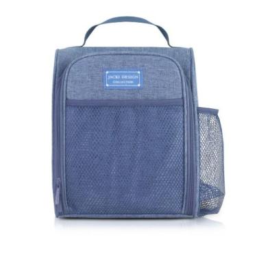 Imagem de Bolsa Térmica Lancheira Necessaire Marmita Lanches Bebidas Fitness Aca