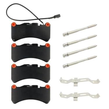 Imagem de Conjunto de 4 pastilhas de freio dianteiras compatíveis com Maserati Quattroporte S/Sport GT 2007-2022 Maserati Ghibli S Q4 2014-2022 Maserati GranTurismo S 2008-2018 Substitui 980139070