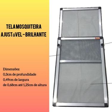 Imagem de Tela Mosquiteira Regulável / Ajustável - Brilhante - LLREDESETELAS