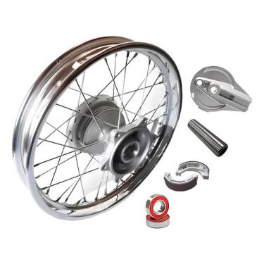 Imagem de Roda Traseira Completa Nxr Bros 125 150 160 Raio 4mm