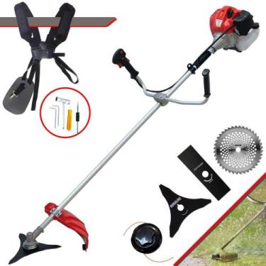 Imagem de Roçadeira Aparador de Grama Anmax CG430P-TB À Gasolina 2T 43cc 9.000rp
